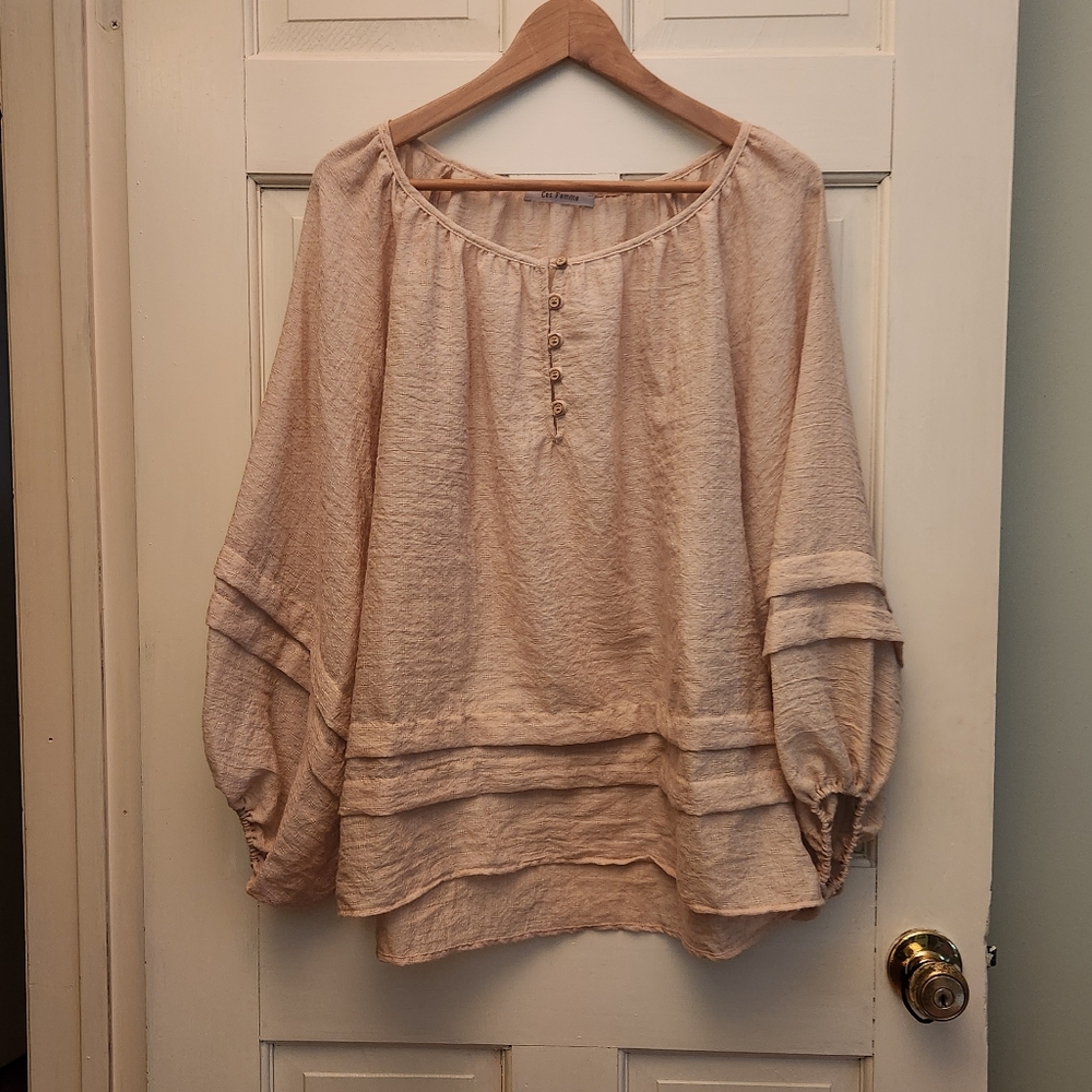 Women's Boho Chic Oversized Blouse
